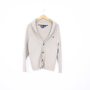 Polo Ralph Lauren 100% Lambswool shawl Cardigan